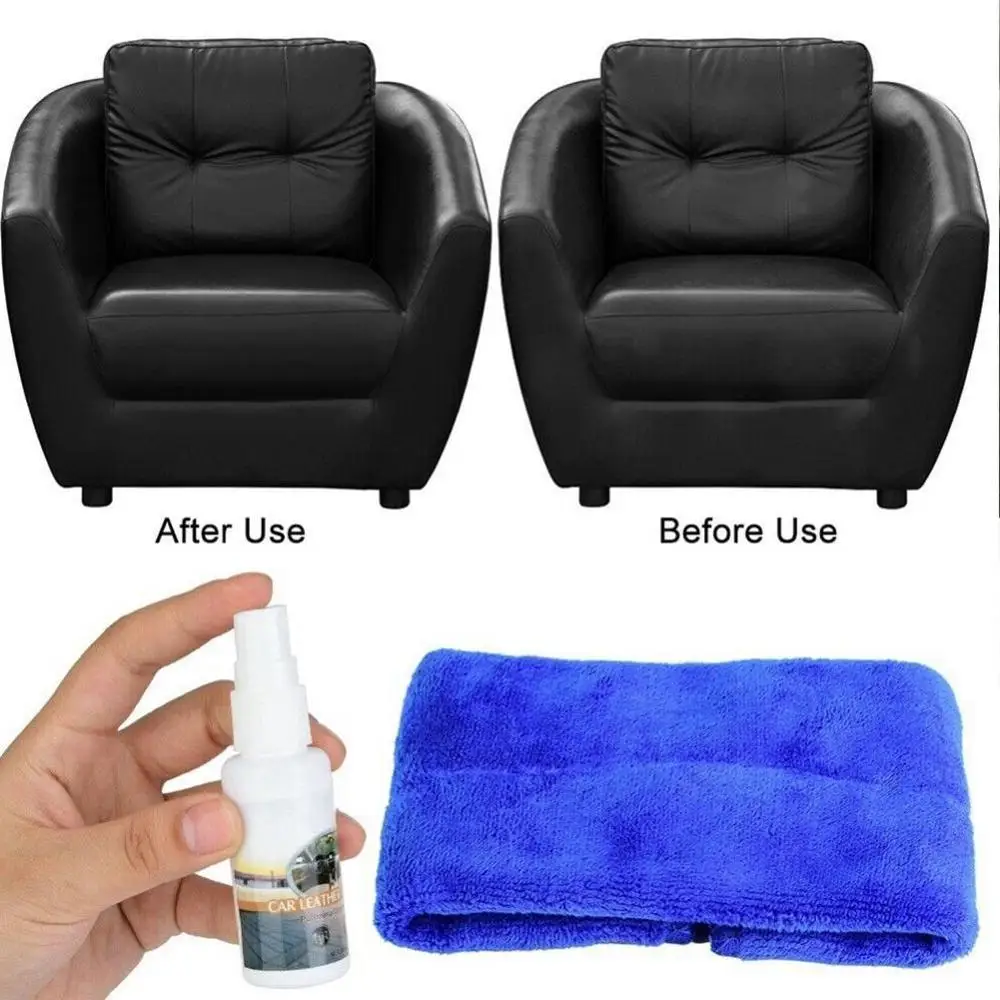 30mL Car Wax Car Interior Seat Glossing Wax Maintenance Cleaning Tools Dust Removal Liquid Household Goods Washing Car