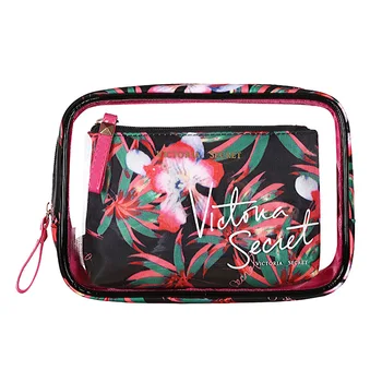 

2020 Large-capacity Three-piece Travel Toiletry Cosmetic Bag Transparent Waterproof Storage Bag Designer Handbags High Quality