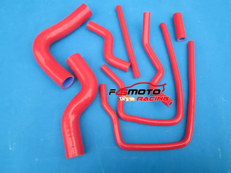 96-00 Silicone Radiator Coolant Heater Hose Kit FOR Impreza WRX STi GC8 Red