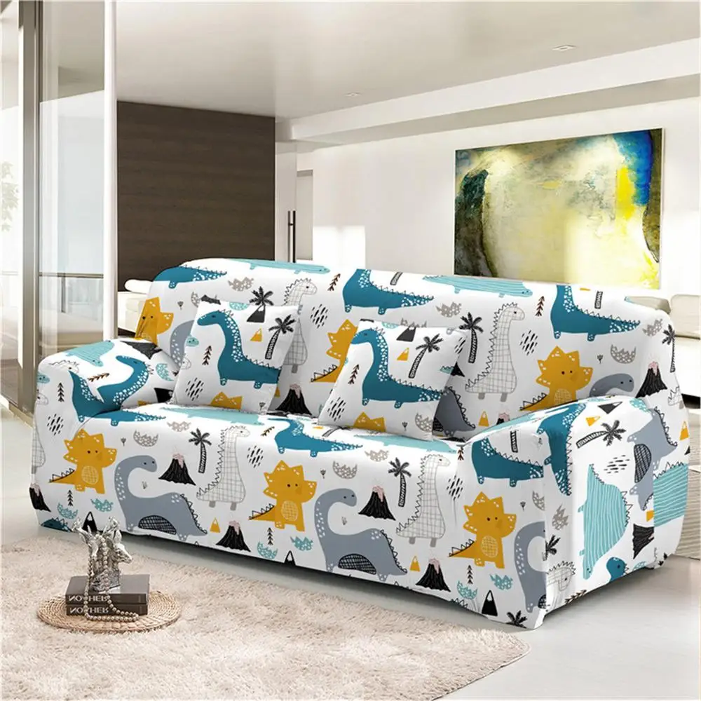 Boniu slipcovers диван крышка животных печати секционные эластичный чехол для дивана диван Полотенца для Гостиная один/два три/Четырехместный - Цвет: SC003-15