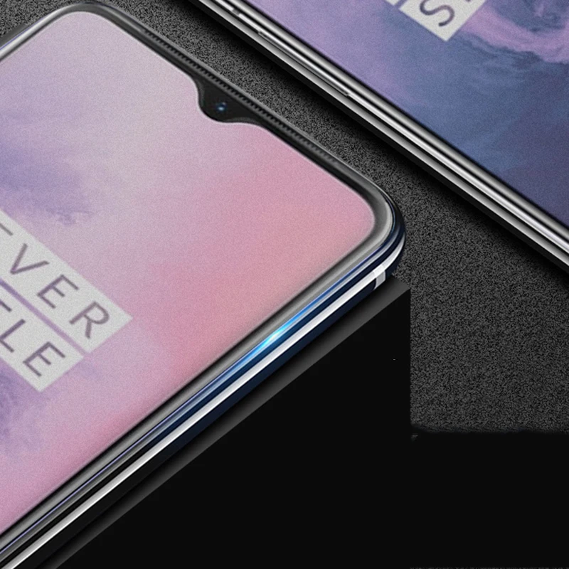 Матовое закаленное стекло с защитой от синего излучения для Oneplus 5, 5, 6, 6, 7, 7, 7 лет, полное покрытие, фиолетовый светильник, Защитная пленка для экрана
