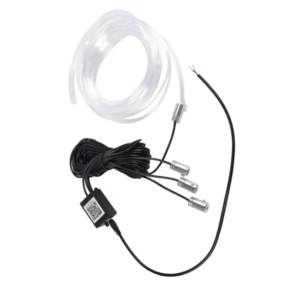 12V Car LED Strip String Light Flexible Rope Tape RGB Ambient Decoration Lamp Bar Bluetooth APP Control | Автомобили и мотоциклы