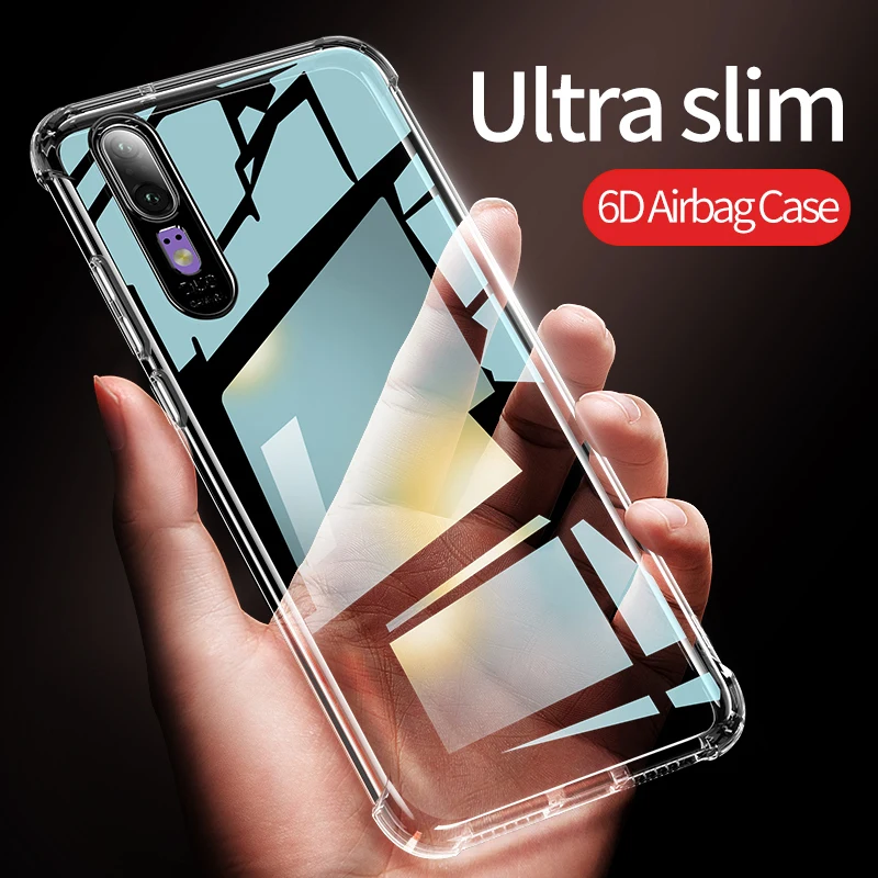 Мягкий силиконовый чехол с подушкой безопасности для Huawei P20 P30 Mate 20 Pro Lite Nova 3i 3e 4e 4