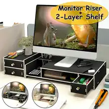 Многофункциональная настольная подставка для монитора, деревянная полка, Plinth, компьютерный экран, стояк для ноутбука, крепкая подставка для ноутбука, деревянная подставка для ноутбука