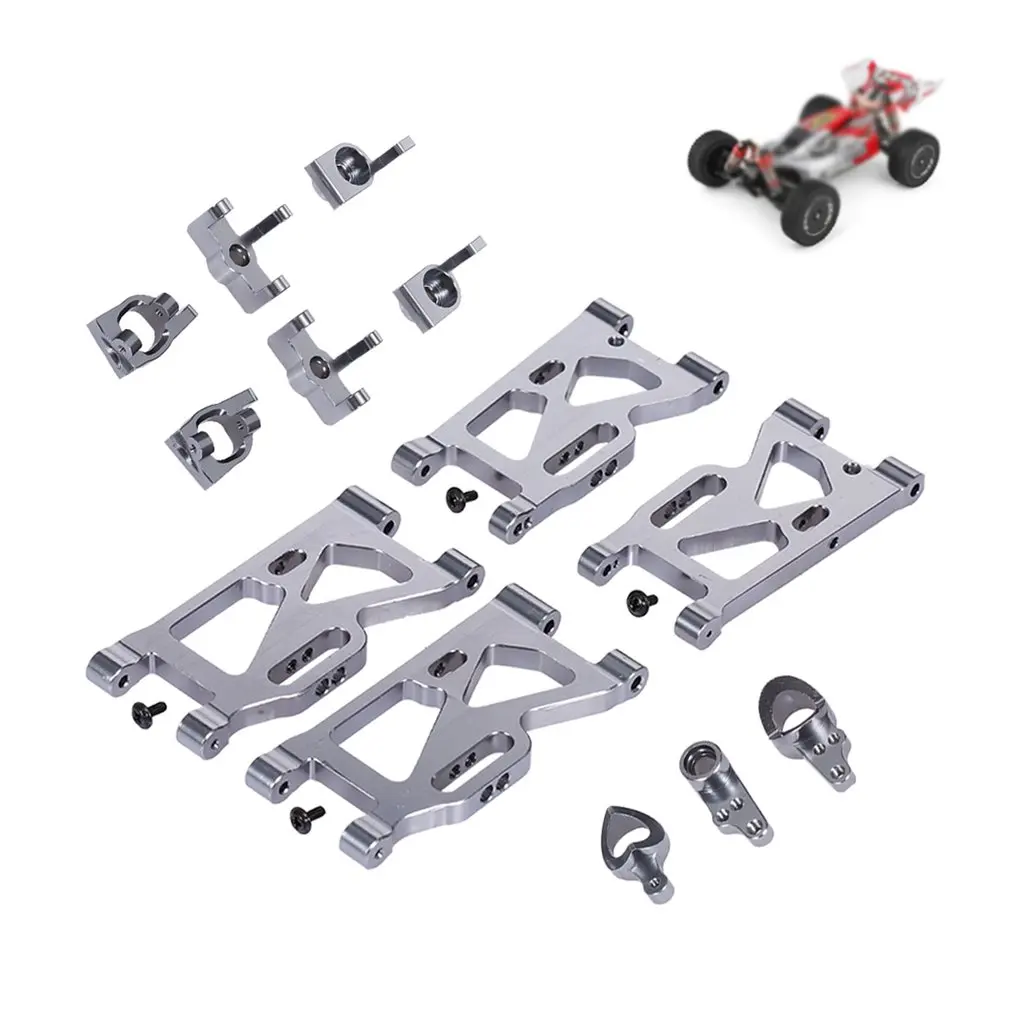 Для Wltoys 144001 гоночный автомобиль из алюминиевого сплава передняя и задняя руки