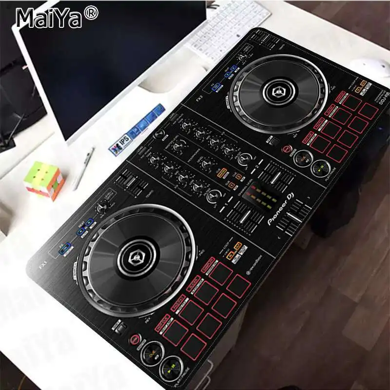 Maiya нескользящий ПК DJ музыка Блокировка края коврик для мыши большой коврик для мыши клавиатуры коврик
