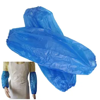 

300PCS Disposable Plastic Oversleeves Waterproof Arm Sleeves Covers Oilproof Arm Protector for Cleaning Painting Repair Tattoo
