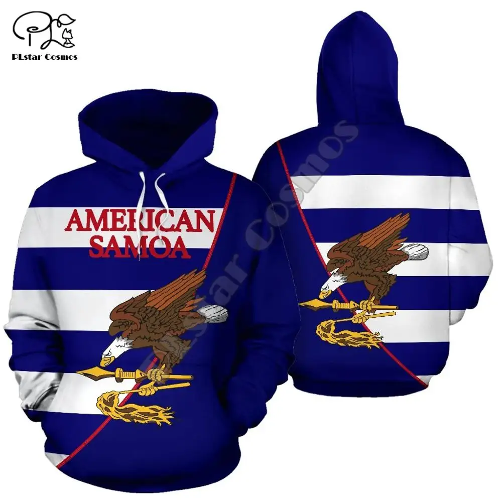 

New Brand Island Country Flag American Samoa Polynesian Culture Retro Tattoo Tracksuit Men/Women 3DPrint Funny Casual Hoodies 30