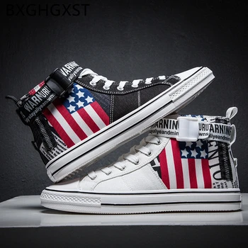 

Skate Shoes Fashion Hip Hop Shoes Men Brand Canvas Shoes Men 2020 High Top Sneakers Zapatillas Hombre Casual Tenis Masculino