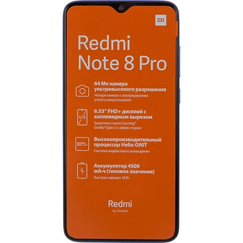 

Smartphone XIAOMI Redmi Note 8 Pro 6/128 GB Blue