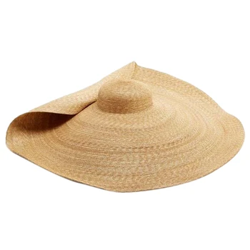 

Summer Super Large Sun Hat Fashion Beach Caps Adjustable Foldable Straw Cap Cover Anti-Uv Sun Protection Hats Straw Hat Beach Va