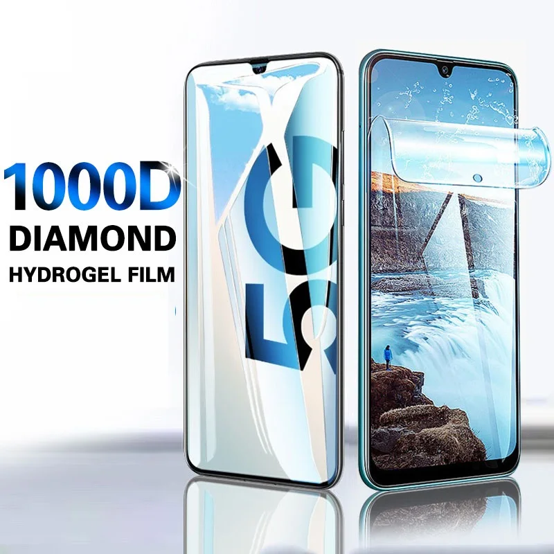 Full Cover Hydrogel Film on For Samsung Galaxy A51 A3 A5 A7 2016 2017 A6 A8 Plus A9 2018 Screen Protector Safety | Мобильные