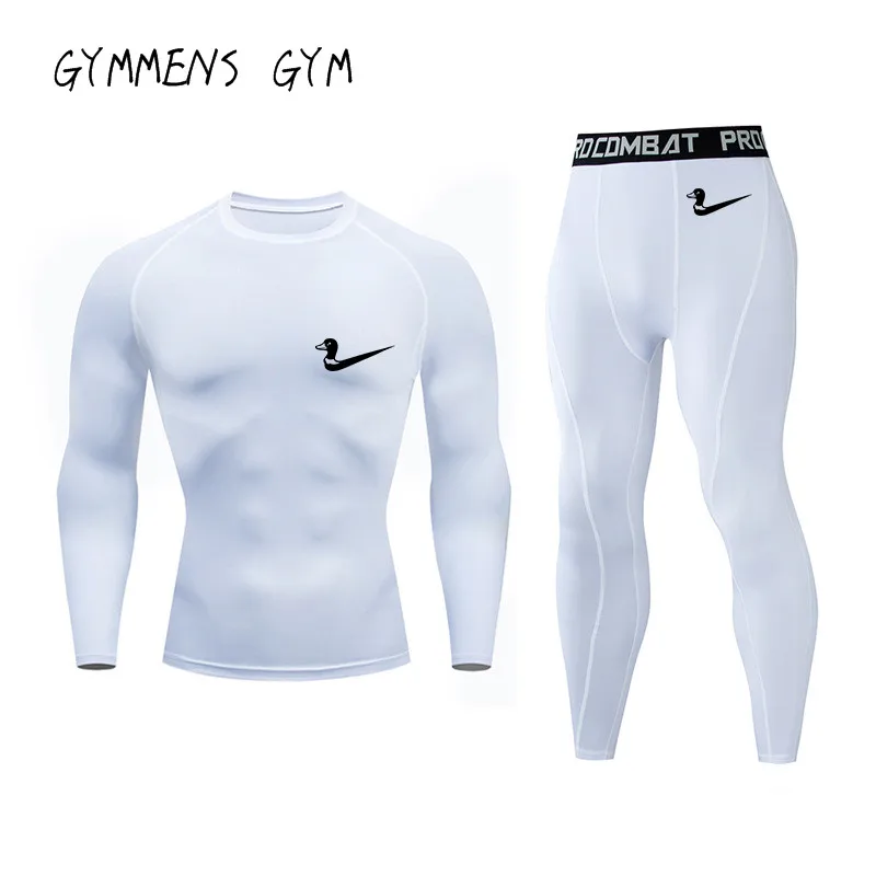 Men's Fitness Breathable Quick-dry Compression Long Sleeve Sportswear Shirt GYM Sports Set Men's Fitness Breathable Quick-dry Compression Long Sleeve Sportswear Shirt GYM Sports Set