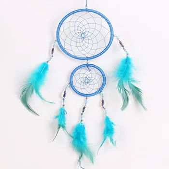 

MSC65 Indian Dreamcatcher Creative Feather Wind Chime Pendant Nation Characteristics Crafts