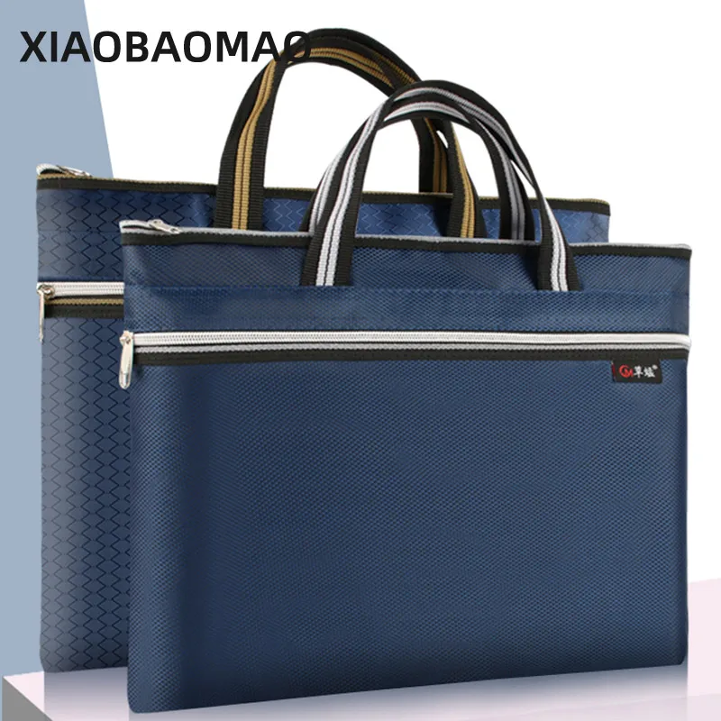 4 Color Commercial Business Document Bag A4 Tote file folder Filing Bag