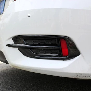 

For Honda Civic 2016 2017 2018 2019 2020 Front Fog Light Lamp Cover Eyebrow Eyelid Garnish Streamers Outer Foglight Trim
