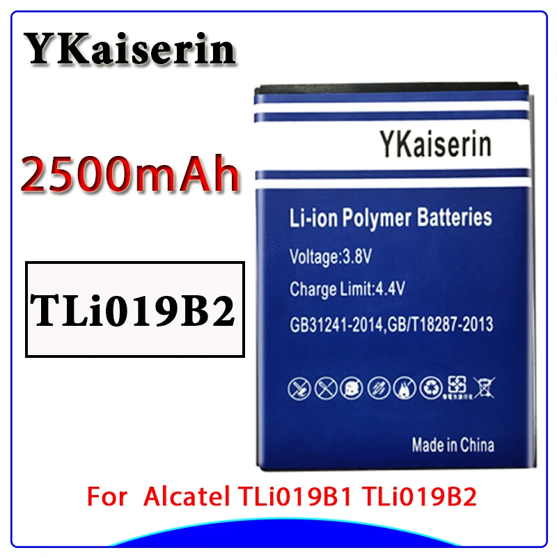 Аккумулятор TLI019B2 TLi019B1 2500 мАч для смартфонов ALCATEL One Touch POP C7 OT 7041 7041D Dual OT991 6010 992D 916D