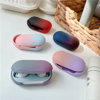 

kjoew For Samsung Galaxy Buds Plus Gradient Colour Wireless Bluetooth Earphone Case For Galaxy Buds Plus Protective Case