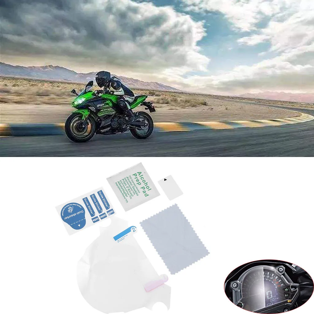 Мотоцикл приборной панели инструмент Спидометр пленка наклейка для Z650 Z900