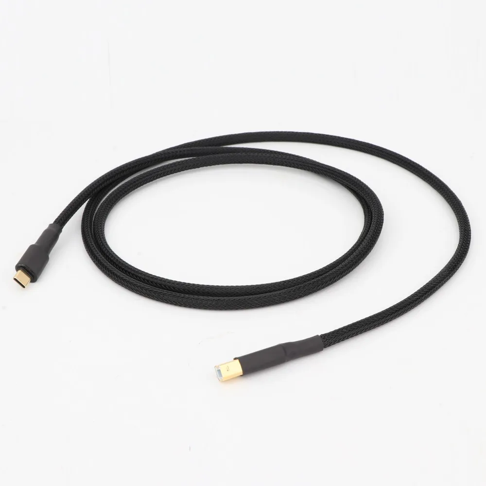 US $27.00 Preffair X401D USB Type C Cable HiFi USB B To C Audio Data Cable For DAC Mobile Tablet
