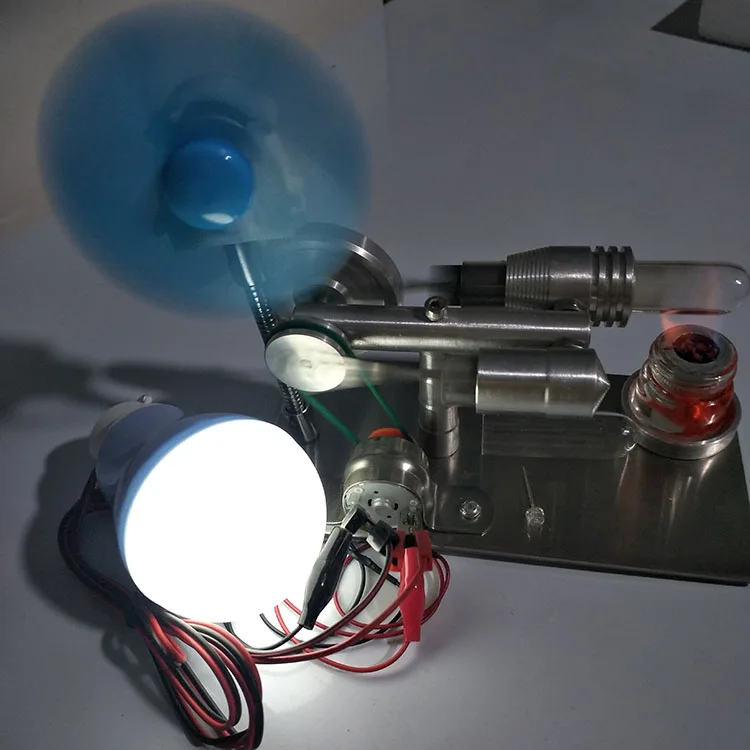 Стерлинговый двигатель, турник, газовый двигатель, микро Diy Генератор, модель с паровым двигателем, отправка огней/Отправка ветряной мельницы, детские игрушки в подарок