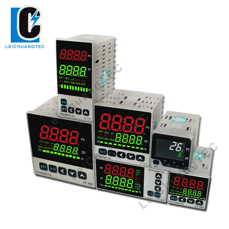 5 цифр дисплей цифровой Интеллектуальный PID контроллер температуры 48*48 SSR выход LeiChuang TEC