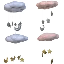 Детская игровая палатка, декоративная игровая палатка, Дождевые облака, детская кровать висячая игрушка, детская комната, детская кроватка, подвесное украшение, детская игрушка