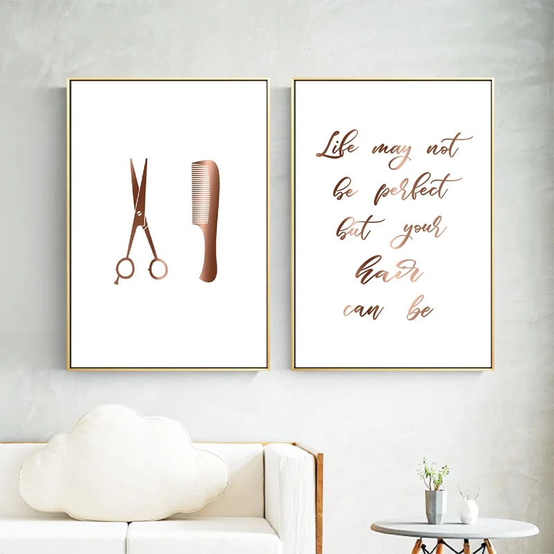 Hairstylist Gift Canvas Prints Decor