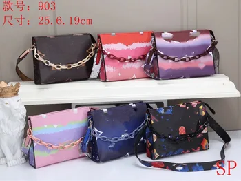 

Best Selling Square Sling Bag Horizontal Square Messenger Bag Handbag Seven Color Women's Bag Handbag Printing