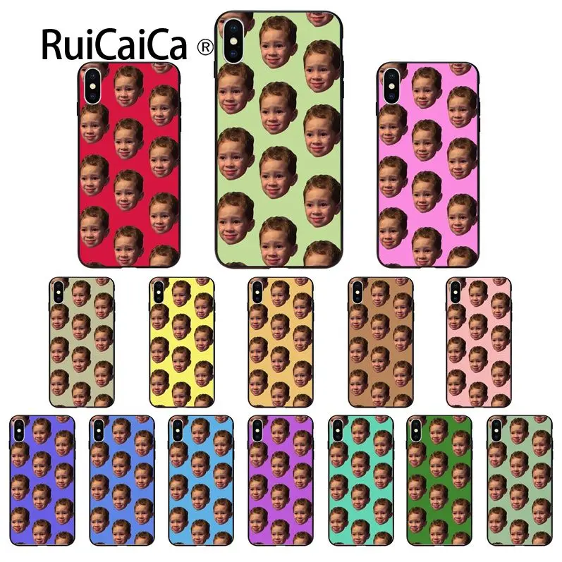Ruicaica поддельный смех мальчик Gavin черный мягкий чехол для телефона iPhone X XS MAX 6 6s 7 7plus