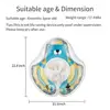 Baby Swimming Float Inflatable Infant Pink Floating Ring Kids Swim Pool Accessories Circle Bathing Summer Toys Toddler Rings 6