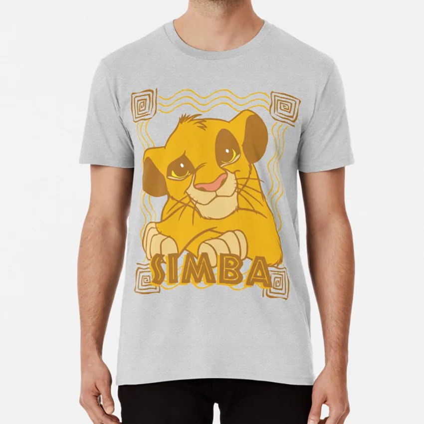 Simba Cub футболка с изображением короля льва бриллиантовый король simba