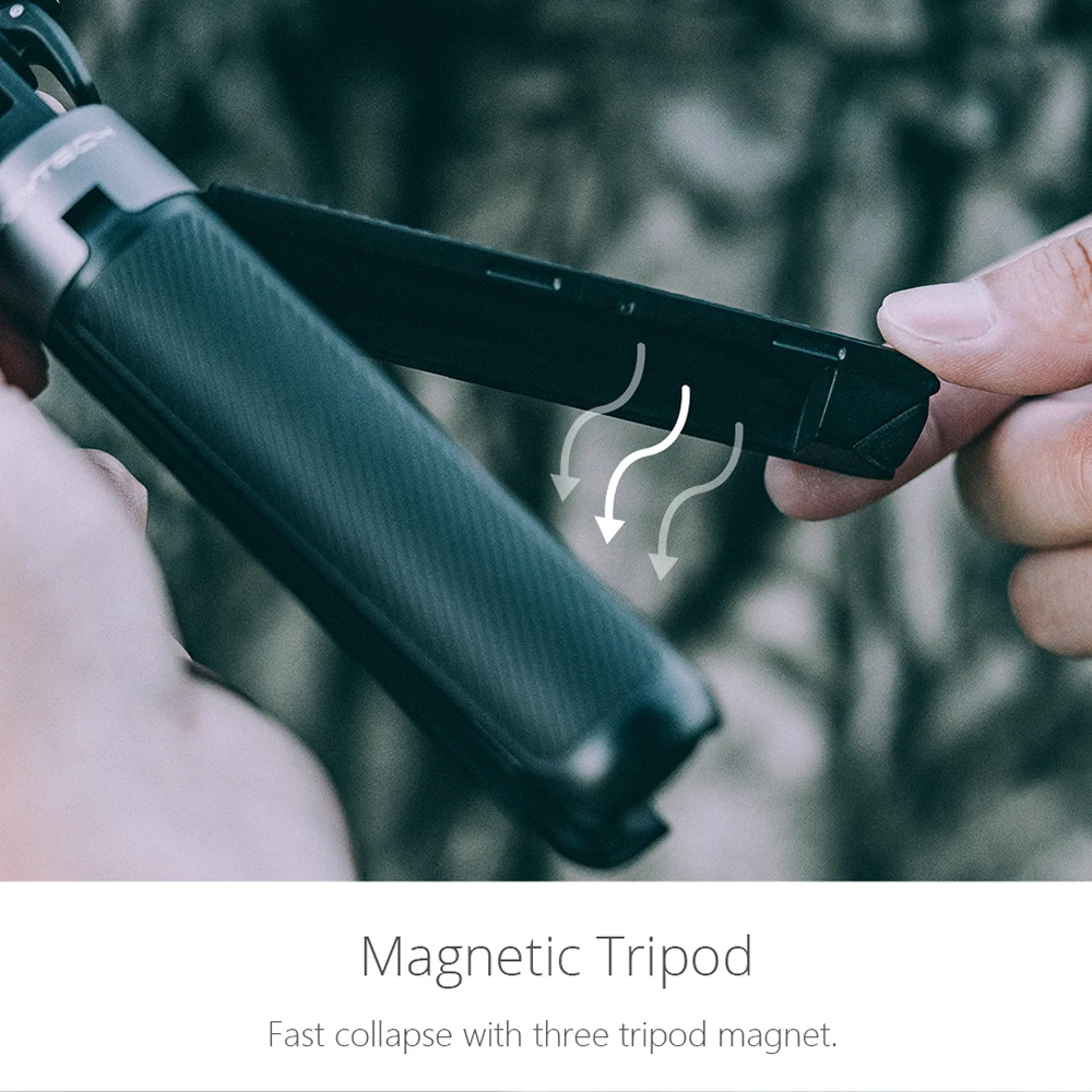 Удлинитель для экшн-камеры штатив мини настольный селфи палка для DJI OSMO Action/Pocket/GoPro Series 2в1 интегрированный дизайн