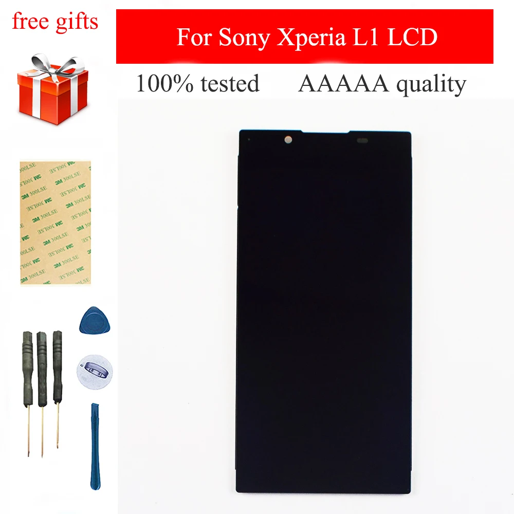 

For Sony Xperia L1 LCD G3311 G3312 G3313 Touch Screen Digitizer Sensor Glass Panel + LCD Display Monitor Module Assembly