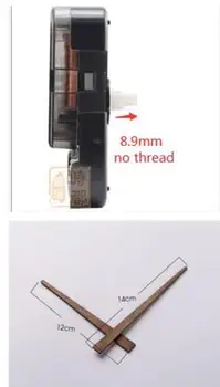 

Seiko Shaft No Screw Walnut Wooden Hands SUN Quartz Clock Movement DIY Mechanism with Kit Clock Parts Wall Clock Home Decor