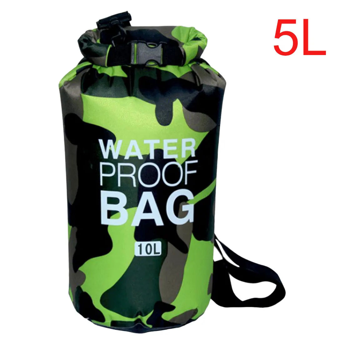 green-5L Уличная камуфляжная Водонепроницаемая сухая сумка Портативная Дрифтинг Дайвинг ПВХ походная сумка 2л наружная камуфляжная Водонепроницаемая сухая сумка - Цвет: green-5L