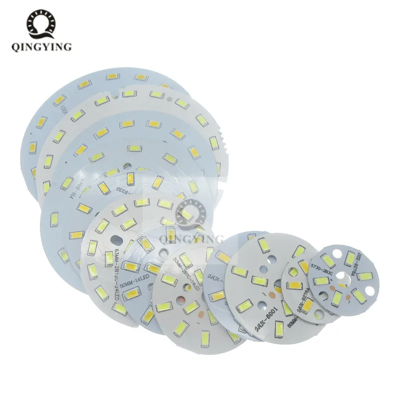 Светодиодная панель SMD 3 Вт 5 7 9 12 15 18 20 24 36 50 5730 печатная плата SMD5730 ярсветильник