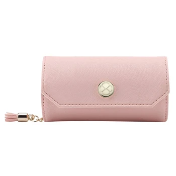 

Travel Jewelry Organizer,Portable Leather Jewelry Roll for Travel,Mini Size & Light Weight Jewelry Storage Organizer Bag for Dai