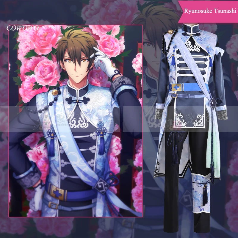 

Anime! Idolish7 Trigger 2019 Anniversary Ryunosuke Tsunashi Uniform Cosplay Costume Halloween Suit NEW Custom Any Size Free Ship