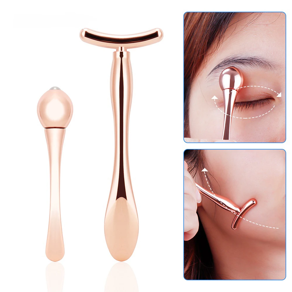 

Slimming Face Eye Ball Massager Anti-Wrinkle Remover Dark Circles Against Puffiness Massage Stick Facial Beauty tool