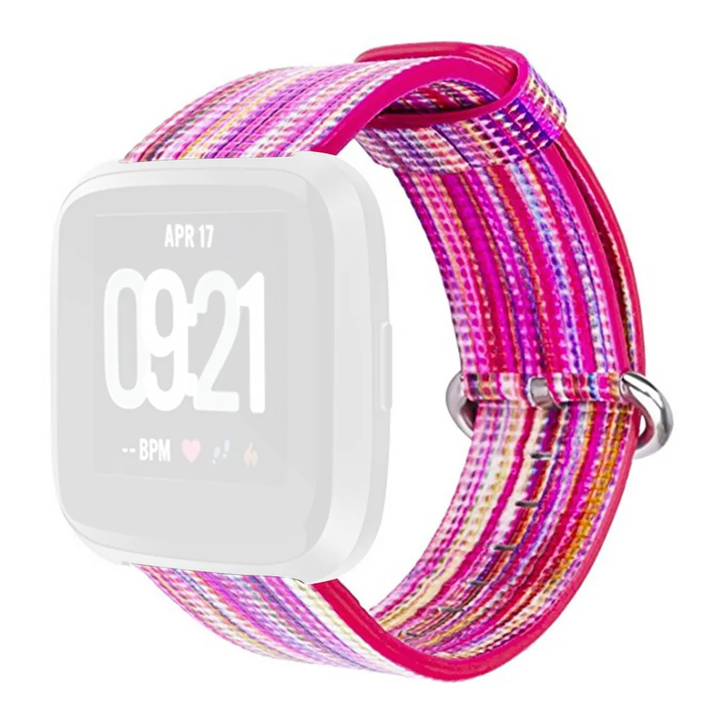 ЛЕГКИЙ КОЖАНЫЙ РЕГУЛИРУЕМЫЙ сменный ремешок для Fitbit Vers 2 Watch Quick Release силиконовый браслет Easyfit