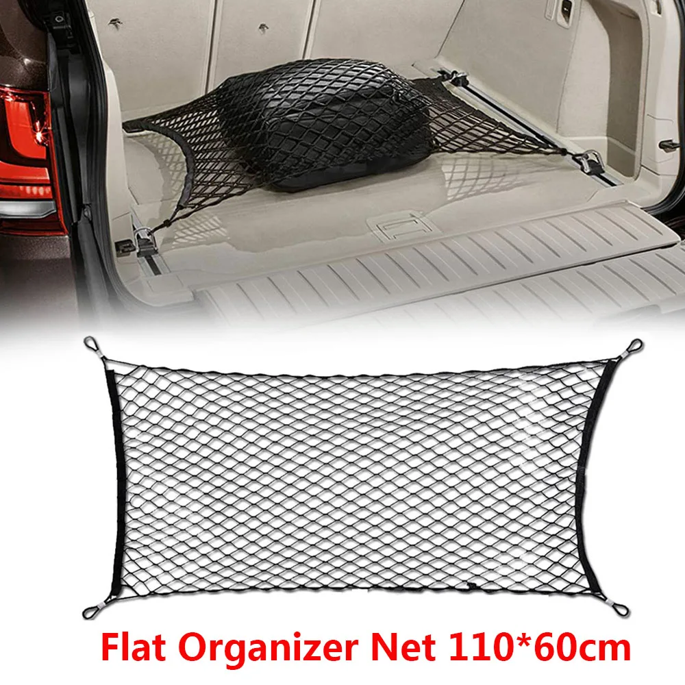 Filet De Rangement Coffre De Voiture, 110X60Cm Filet Coffre Voiture