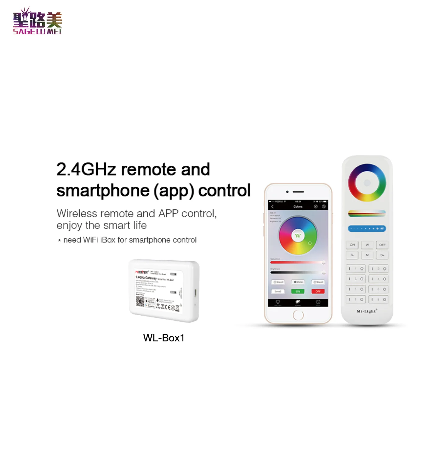 FUT069 15 вт RGB + CCT водонепроницаемый светодиодный светильник беспроводной/wi fi