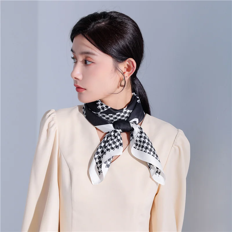 Design Letter Print Scarf For Women Brand Long Silk Skinny Scarfs Neck Tie  Ladies Neckerchief Shawl Wraps Female Foulard Bandana - Silk Scarves -  AliExpress