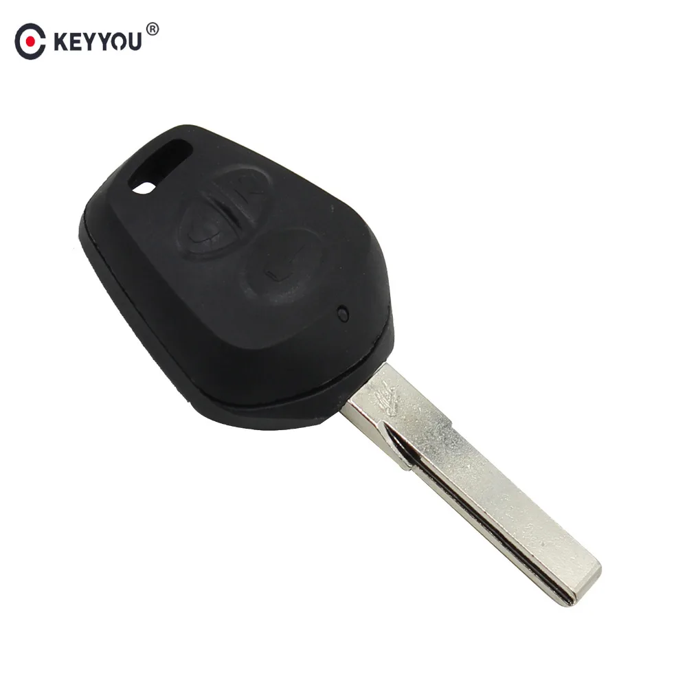 KEYYOU для Porsche, Сменный Чехол для дистанционного ключа, чехол для автомобильного ключа с 3 кнопками, чехол для автомобильного ключа
