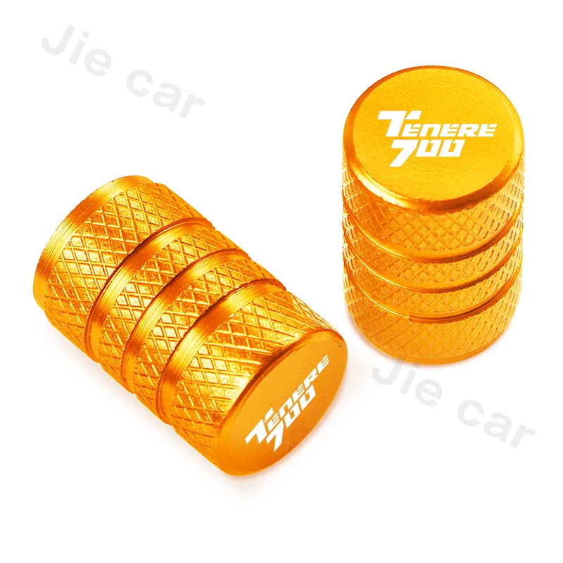 야마하 TENERE 700 Tenere700 모든 년 2018 2019 2020 2021 로고 TENERE 700 오토바이 휠 타이어 밸브 모자 액세서리