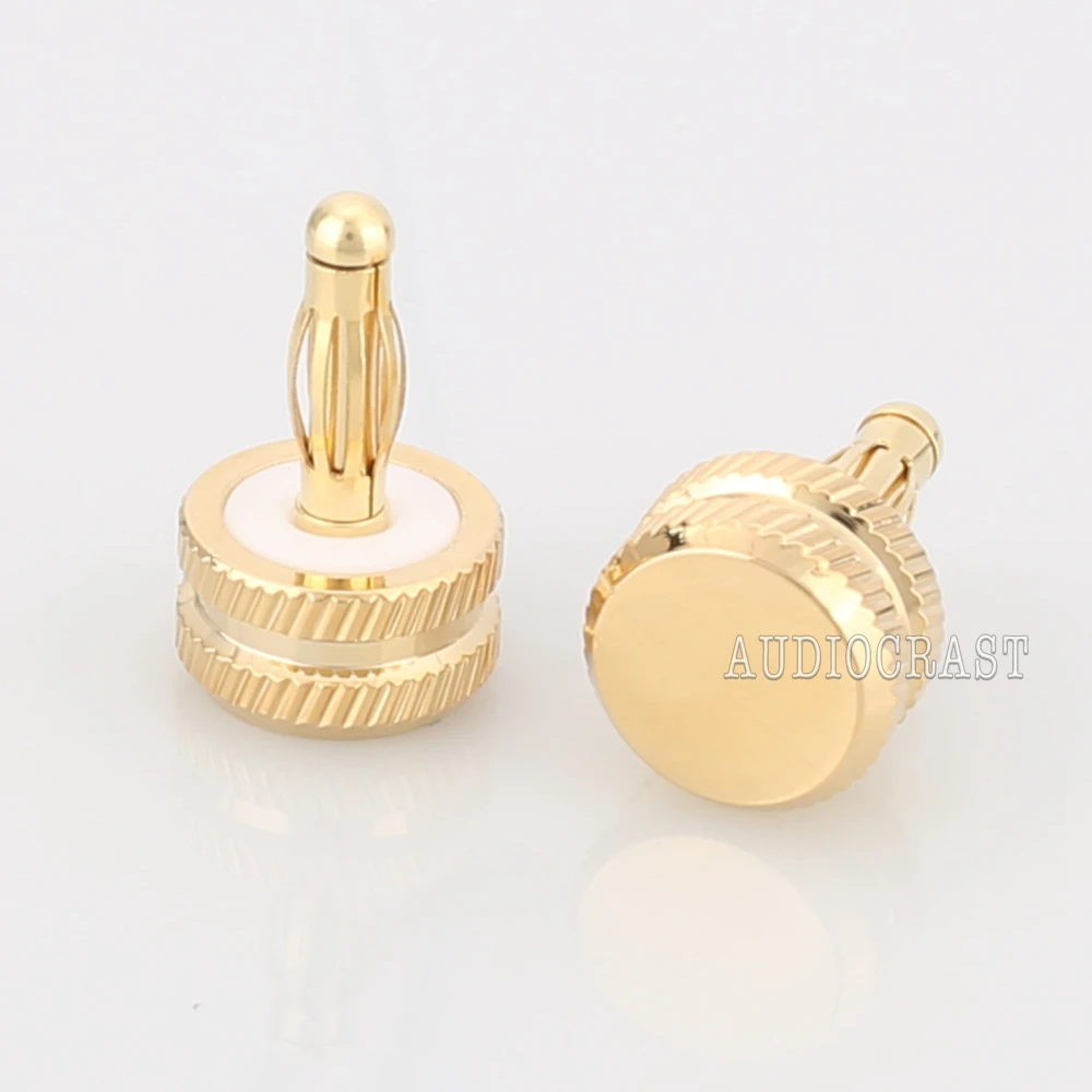 2x шумоподавляющая крышка s Gold cap усилитель динамика Клеммная клемма