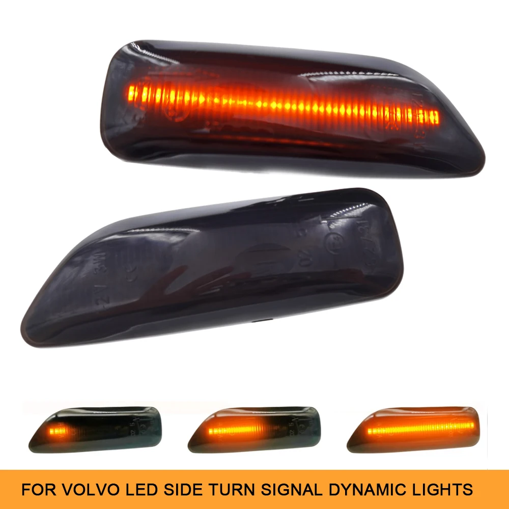 

Car LED Side Marker Turn Signal Lights Dynamic Indicator Lamp For Volvo S60 MK1 S80 MK1 V70 MK2 XC70 XC90 MK1 Auto Accessories