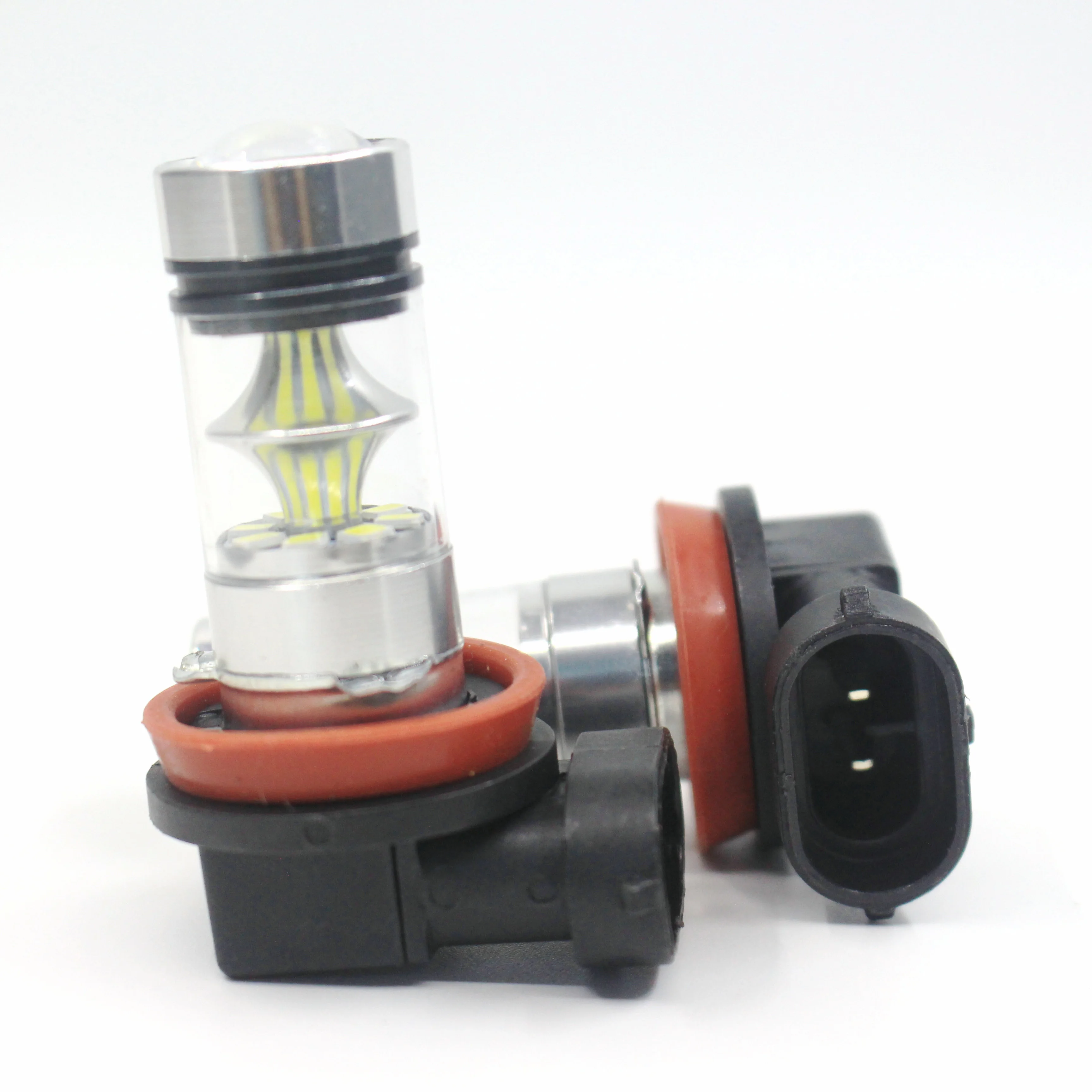 2 шт. светодиодный автомобильный Фары H8 H9 H11 100 Вт 20SMD противотуманный фонарь фары
