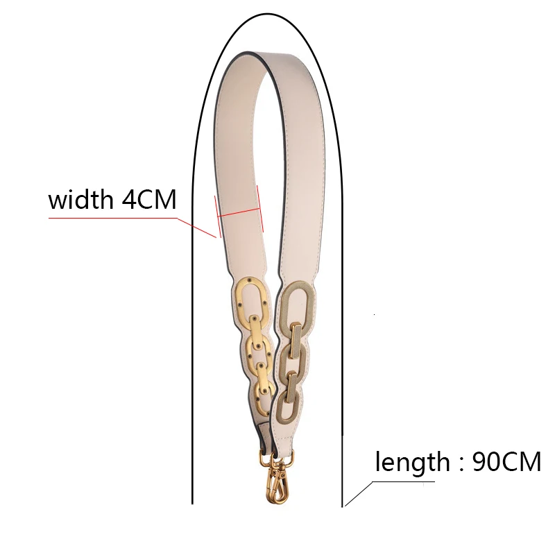 BAMADER сумка ремень Высокое качество Натуральная кожа широкий плечевой ремень Дамская мода Сменный ремень 90 см металлические аксессуары для сумок